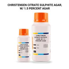 Christensen Citrate Sulphite Agar, W/ 1.5 Percent Agar